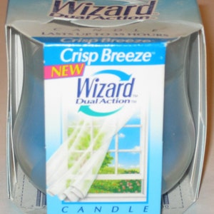 vintage air freshener wizard duel action candle 1997 NIP