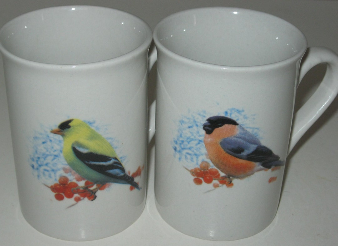 Vintage Bird Coffee Mugs Bay Island Set of 2 Etsy