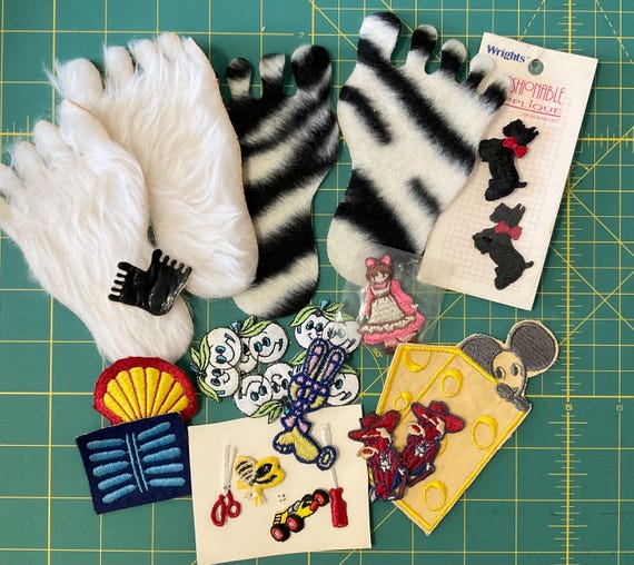 Craft Patches Assorted, Unique foot patches…etc…