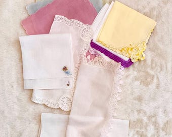 Vintage embroidery Hankies, Choose from the number!!