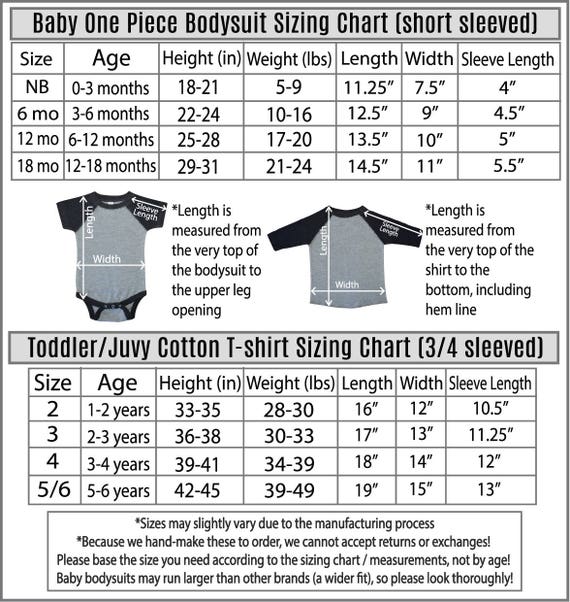 Misha Lulu Size Chart