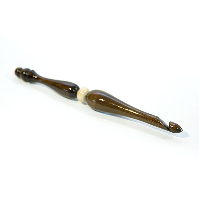 Wooden Crochet hook 9 mm of 100/% natural SIBERIAN CEDAR WOOD for knitting for yarn #K98