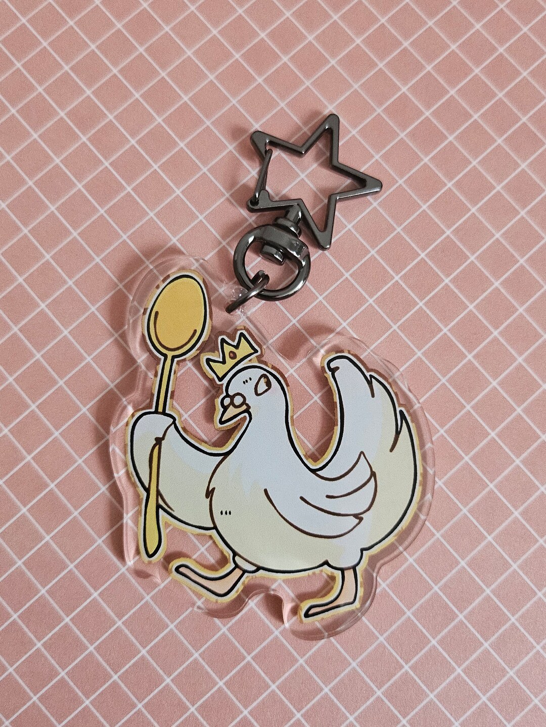 Okosan Pudding Star Acrylic Keychain - Etsy