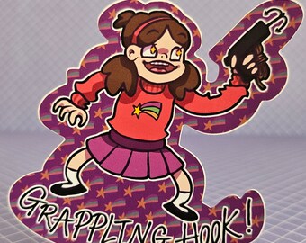 GRAPPLING HOOK! Gravity Falls Vinyl Sticker