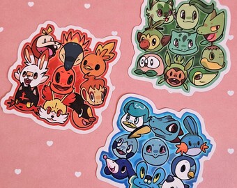 I Choose You! Pokemon Stickers