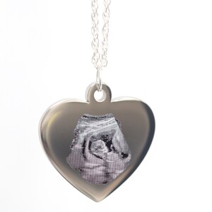 Baby Ultrasound Necklace • Baby Shower Gifts • Gifts for her •