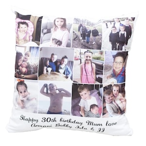 Photo Collage Cushion • Personalised Photo Cushion • Memories • Home Decor • Memorial Gifts