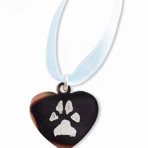 Paw Print Bridal Gift • Bridal Bouquet Charm • Pet Memorial Gift •