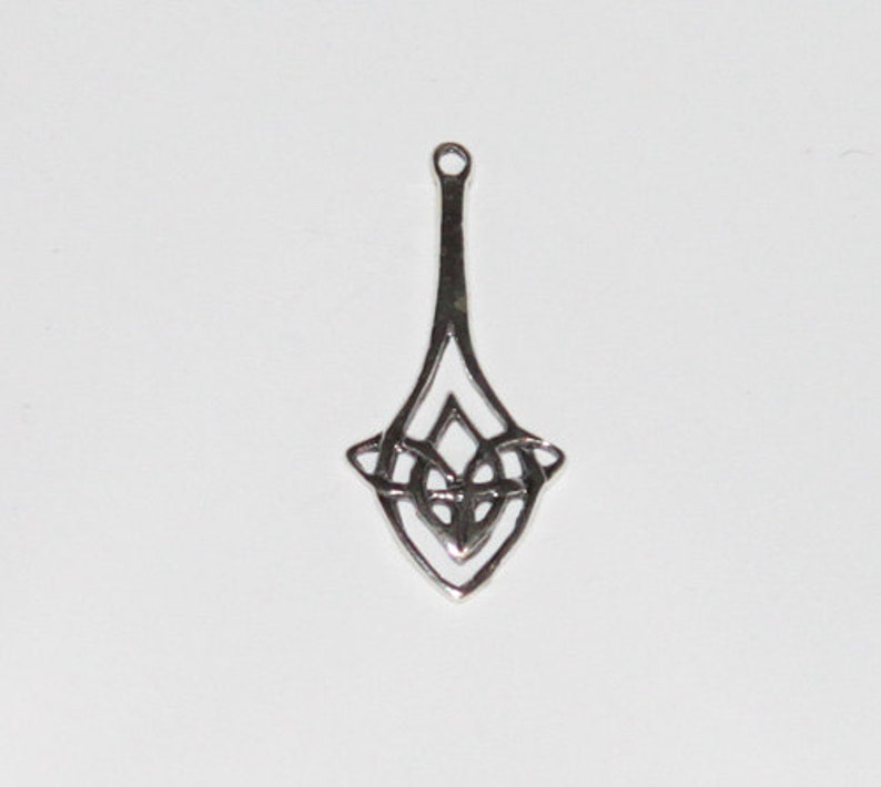 Sterling Silver Celtic Jewelry Chandelier Drop Finding Celt065
