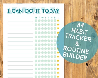 printable weekly schedule weekly timetable a4 and us etsy