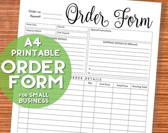 printable one page business plan a4 business planner etsy