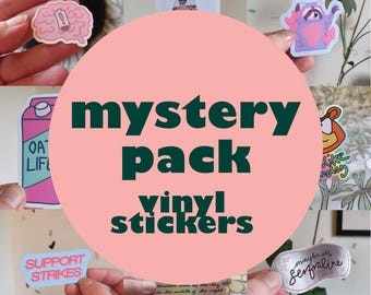 MYSTERY STICKER PACK - Sticker Multipack - Sticker Set - Vinyl stickers - Stationery stickers