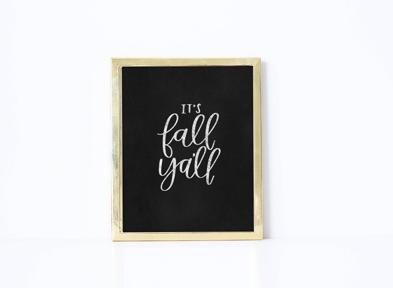 Instant Download Fall Ya'll Print Fall Print Printable Fall Print Autumn Print image 1