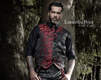Individual vest, unique vest with slim tie / the original from Feist Style