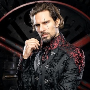 Legendary Steampunk Groom Frock coat! Extravagant Wedding Suit! From the Original Lucardis Feist Designersuit! Gothic Luxury Wedding! Groom!