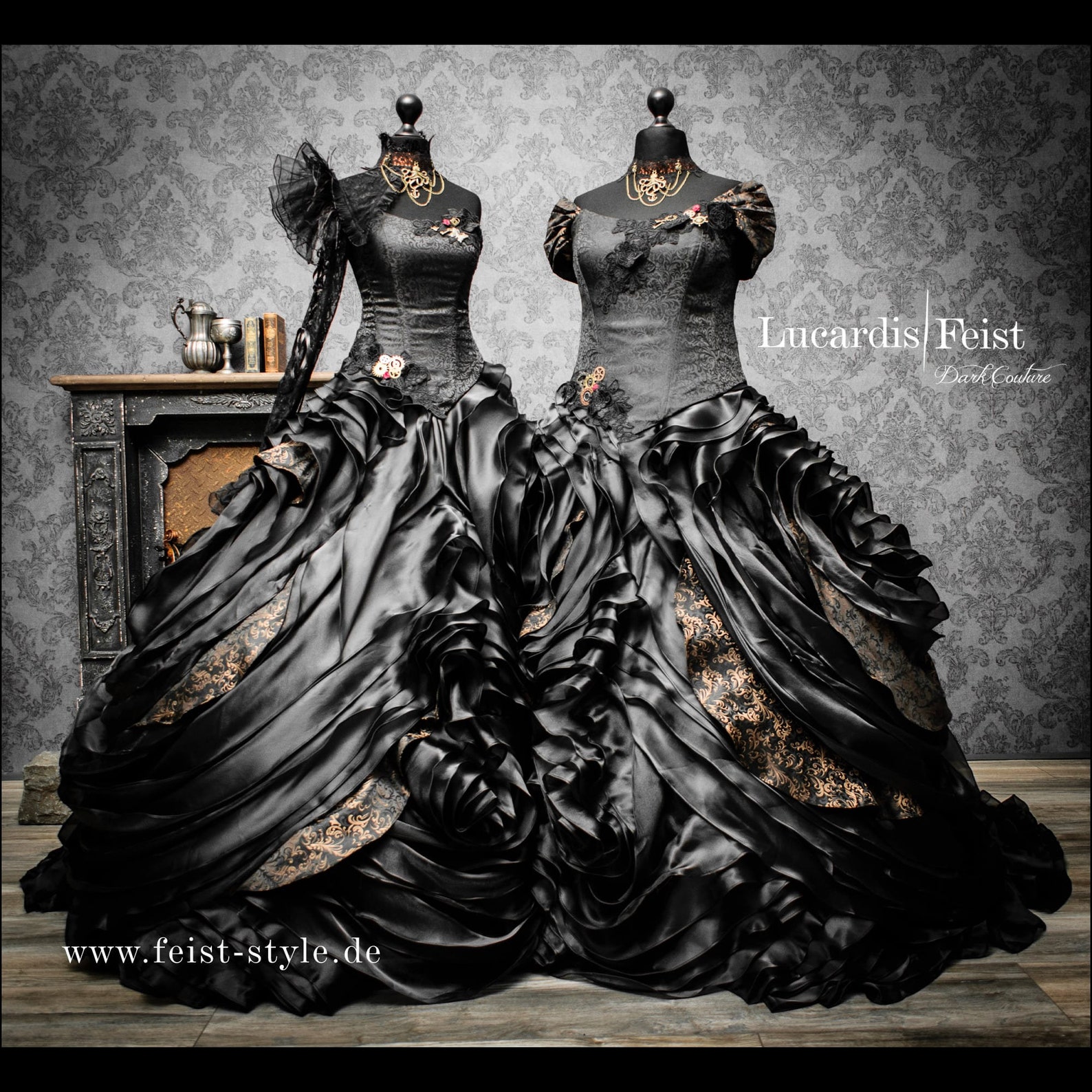 Steampunk Wedding Dress the Original From Feist Style Etsy