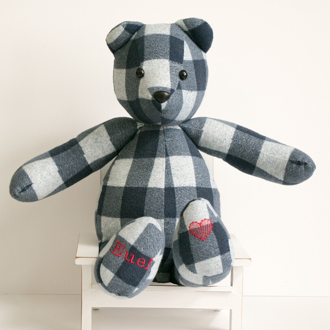Remembrance Bear Bereavement Teddy Bear In Memory Of Etsy
