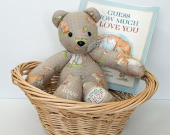 Design Your Own Teddy Bear, Choose Your Own Fabric, One Of A Kind Gifts, Personalized Stuffed Animal