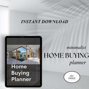 Home Buying Planner, House Hunting Checklist, Home Buying Guide, Home Inspection Checklist, Moving Planner, Home Buying Process