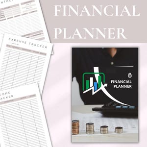 Financial Planner Printable, Budget Binder, Expense Tracker, Monthly Budget Sheets, Savings & Debt Organizer, Finance PDF