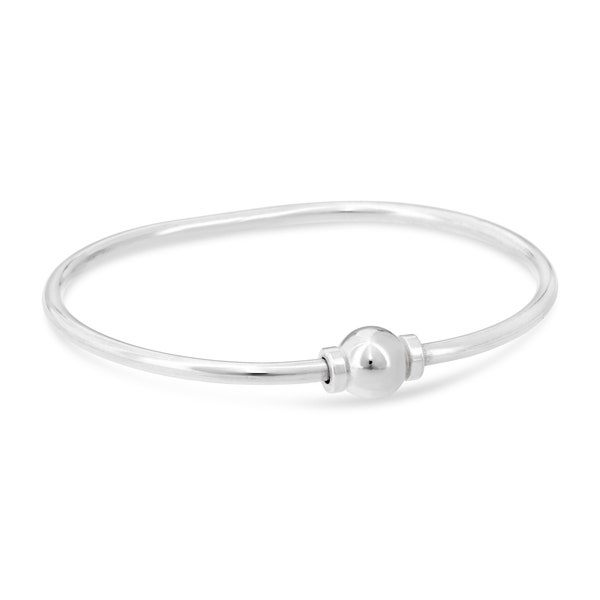 Made on Cape Cod. Beachball Bracelet made of solid silver. Free shipping on box w polish cloth.