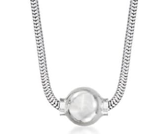 The Beach Ball Necklace in all 925 Sterling Silver Sold on Cape Cod- SHIPS TODAY
