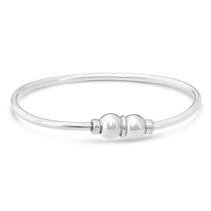 Beach Double-Ball Bracelet Screwball bracelet  925 Sterling Silver By Michael's from Provincetown Made on Cape Cod. Ships from Cape Cod