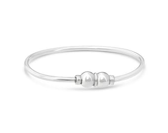 Beach Double-Ball Bracelet Screwball bracelet  925 Sterling Silver By Michael's from Provincetown Made on Cape Cod. Ships from Cape Cod