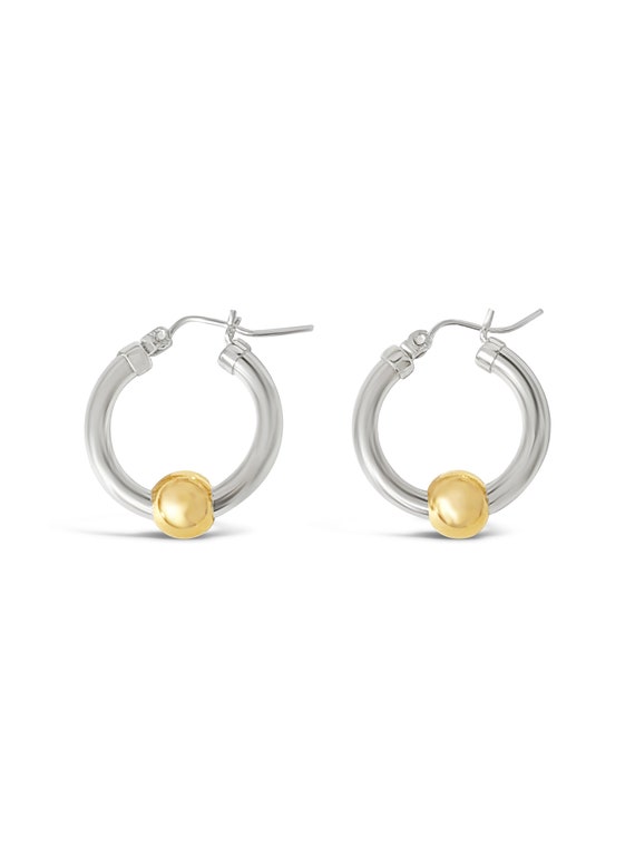 Beach Ball Earrings 14K/ Sterling Silver GOLD FILLED. Free Etsy