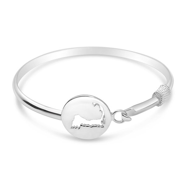 Cape Cod Disc bracelet. Handmade in .925 Silver. Free shipping in box with a polishing cloth.