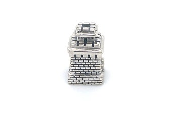 Provincetown Monument Bead. Handmade in Sterling silver. Fits Pandora. Made on Cape Cod