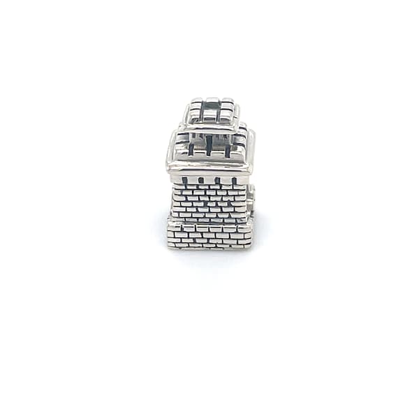 Provincetown Monument Bead. Handmade in Sterling silver. Fits Pandora. Made on Cape Cod