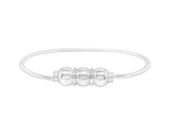 Cape Cod Beachball Bracelet. 3-Ball. Handmade on Cape Cod. Free shipping in box