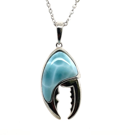 Larimar Lobster Pendant Larimar Lobster Pendant