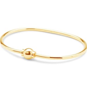 The Beach Ball Bracelet Solid 14k yellow gold screwball bracelet Size 7 . Made on Cape Cod Ships from Cape Cod