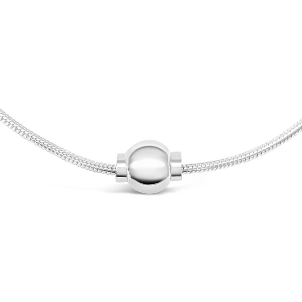 Anklet. Solid .925 silver. Cape Cod Beachball anklet w lobster claw clasp. New in box with free polish cloth.