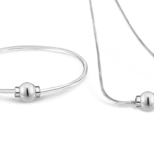Beach Ball necklace and bracelet, Made on Cape Cod. Michaels Provincetown. Free next day shipping