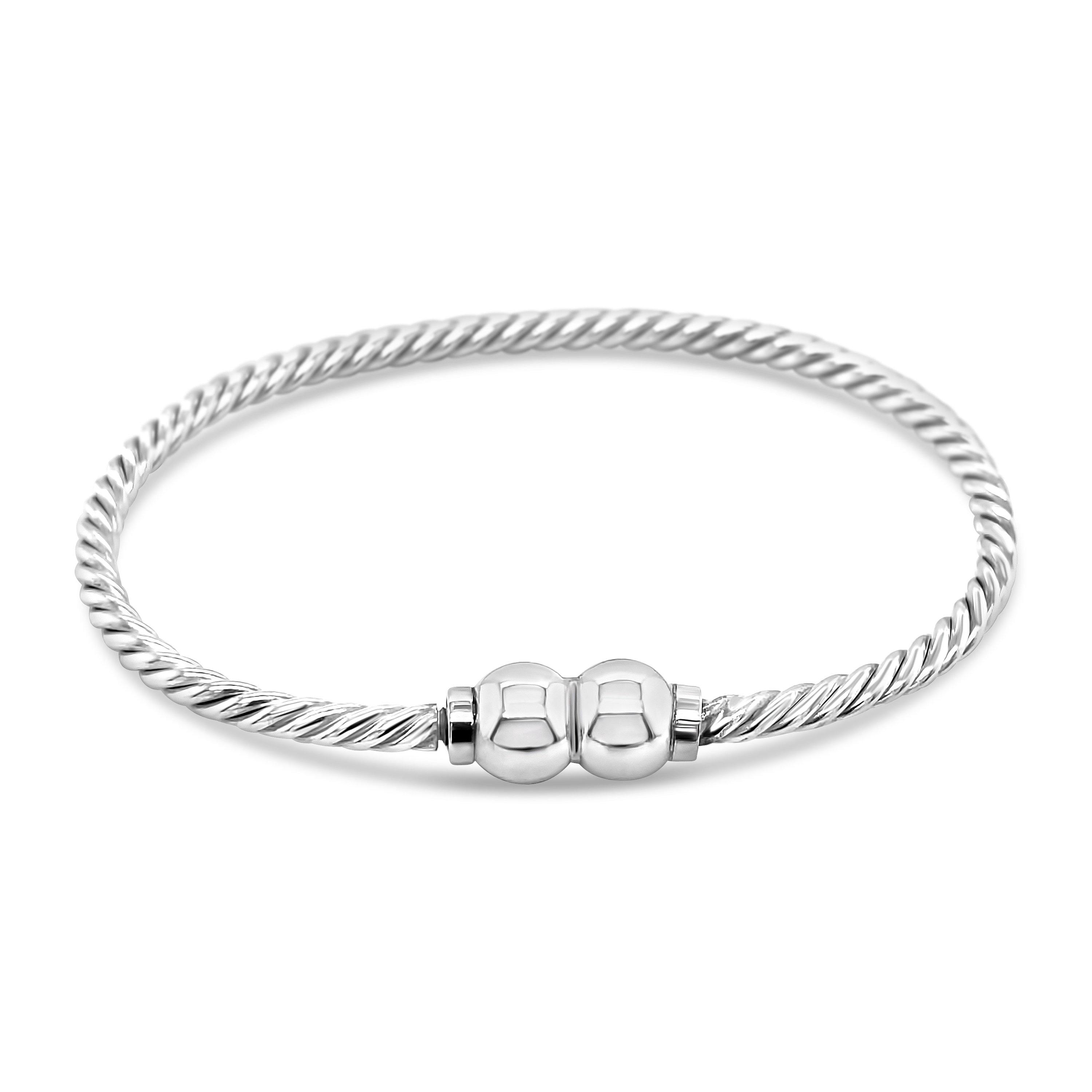 【2plan】24FW★ [LAN ARCHIVE] Twisted Double Bracelet Twisted Wire: Double Link Chain Bracelet
