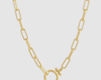 Parker Necklace. 18". 18K gold plated. Free shipping in a box. Michaels Jewelers Chatham MA