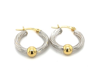 Cape Cod Twisted earring in silver and gold filled. Free shipping in box.
