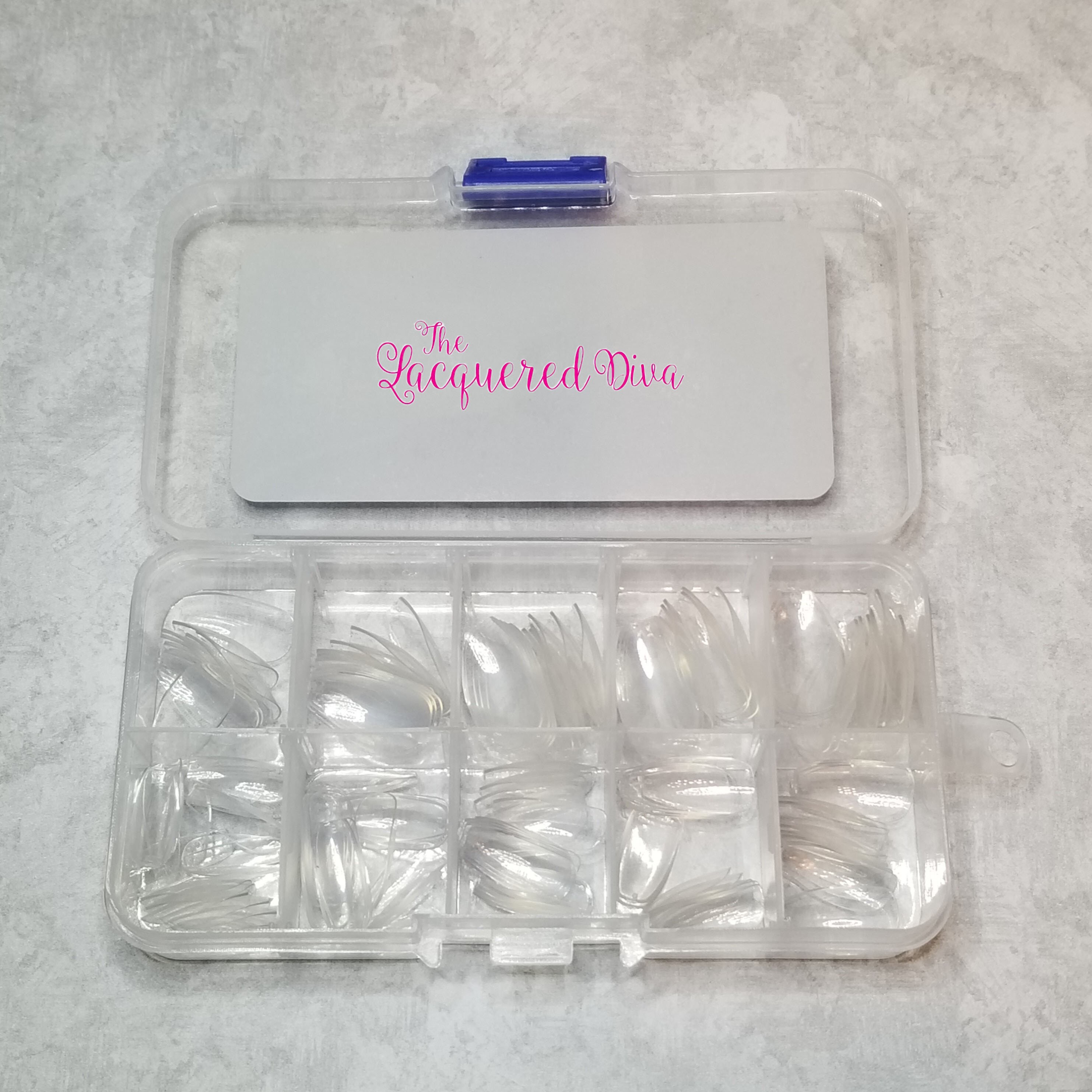 Short coffin full cover nail tips 100 count
