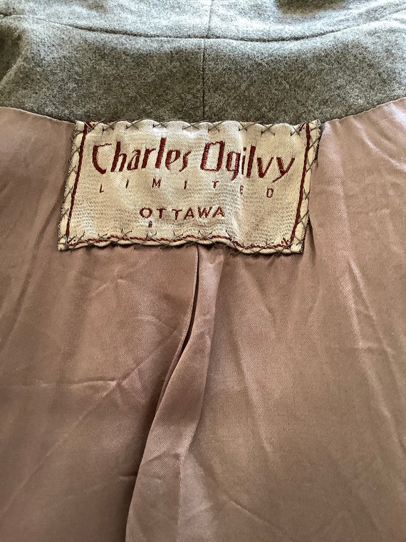 1940’s grey vintage Ogilvy jacket , wonderful det… - image 2