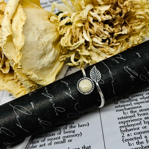 Memorial Flower Jewelry Ring Etsy