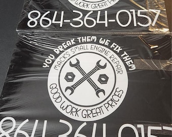 Custom Car Magnets, Personalized Business Logo, Weatherproof Sign