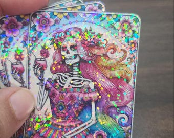 Hot Momma Skeleton Sticker for Tumblers Laptops Halloween Vibes