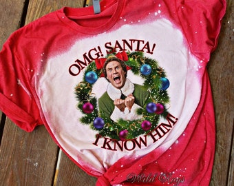 omg santa i know him sweatshirt