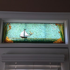 Mosaic Sailboat Sailing -- MADE TO ORDER - Etsy