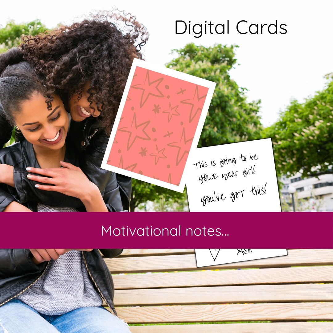 Digital Note Cards Printable Journal Notes Instant Download Etsy