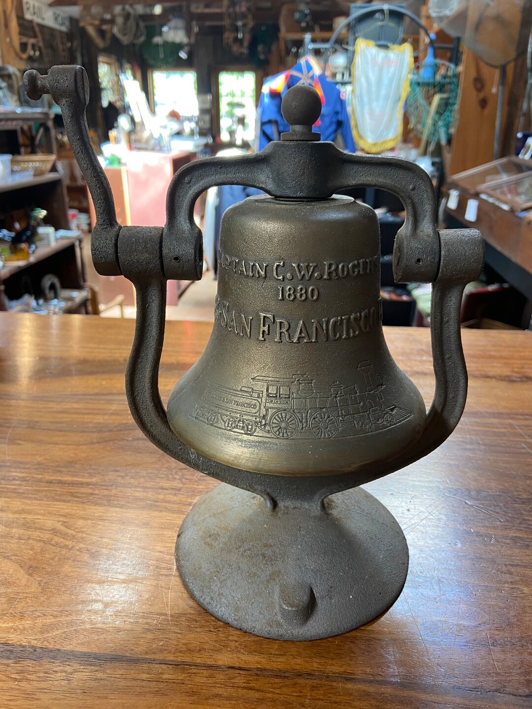 1980 Commemorative Railroad Bell by Artis Orbis Germany Etsy