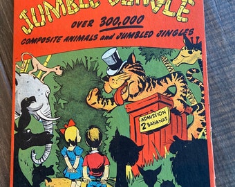 1942 Uncle Ben Jay’s Jumble-Jungle ~ over 300,00 composite animals and Jumbled Jingles